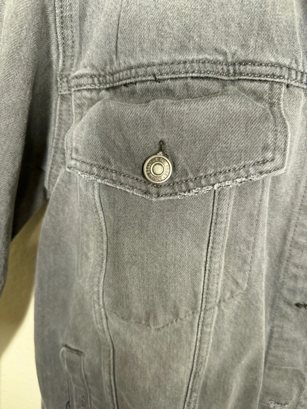 Free People Flawless Hooded Denim Jacket Size XS - Picture 5 of 6
